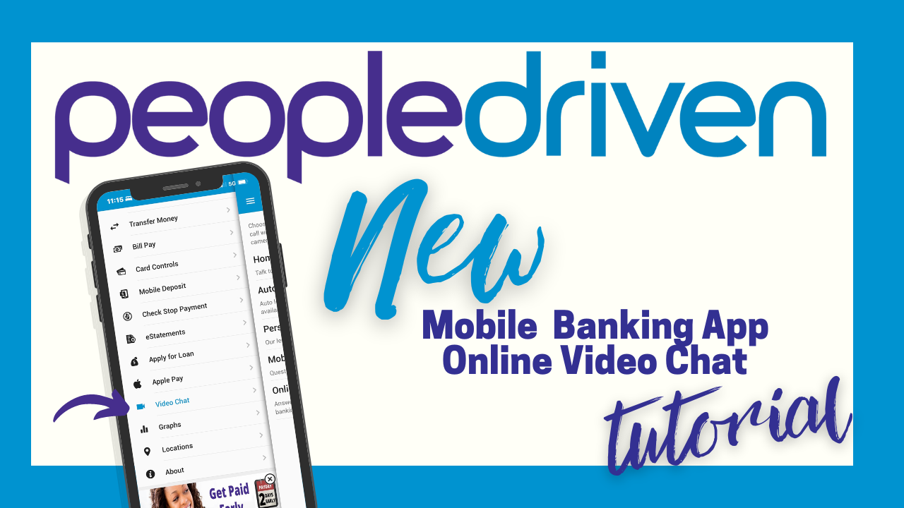 New. Mobile banking app online video chat tutorial
