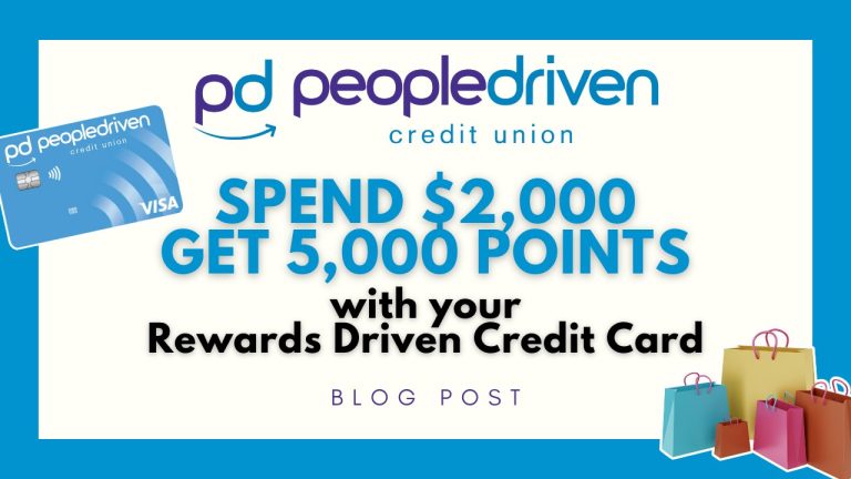 Spend $2,000, Get 5,000 Points with your Rewards Driven Credit Card.