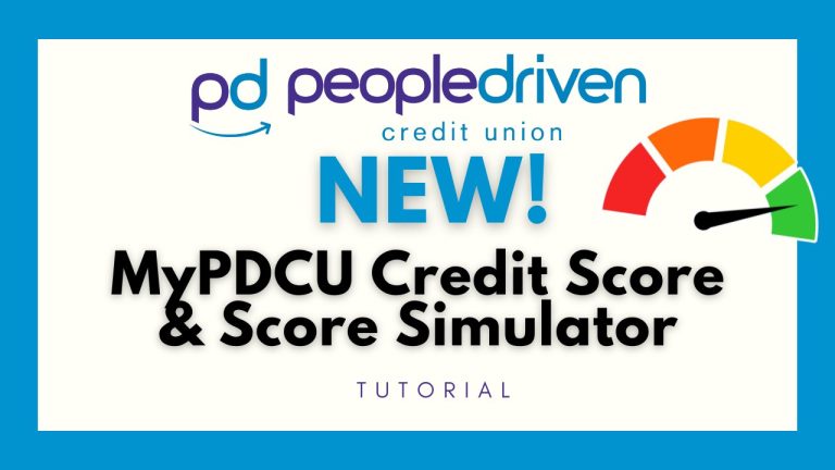 MyPDCU Credit Score & Score Simulator