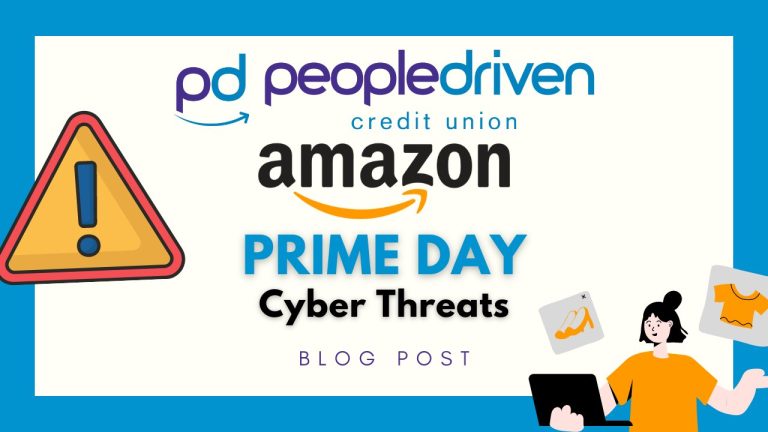 Amazon Prime Day Cyber Threats graphic.