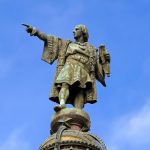 Statue of Christopher Columbus.