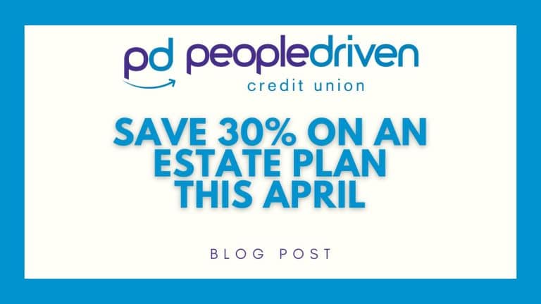 Graphic: Save 30% on an Estate Plan This April.