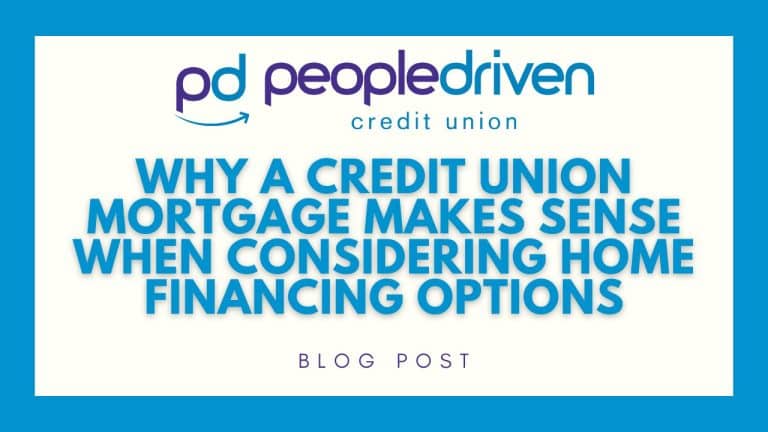 Graphic: Why a Credit Union Mortgage Makes Sense When Considering Home Financing Options
