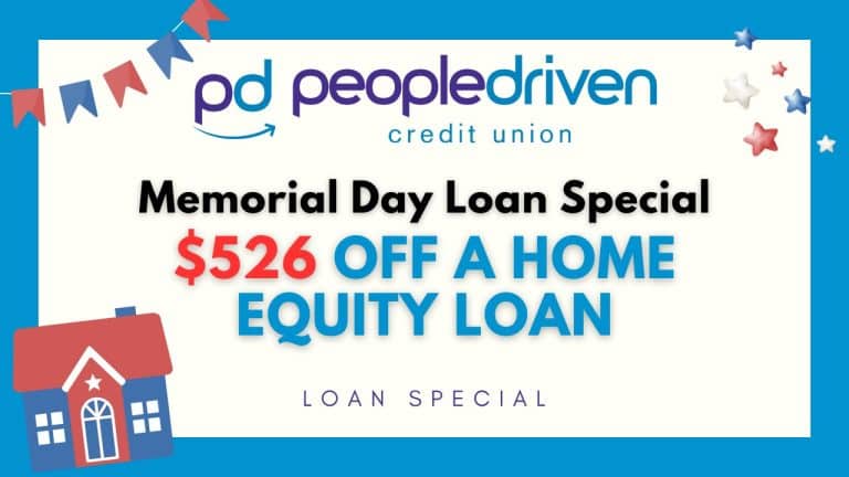 Graphic: Memorial Day Home Equity Loan Special.