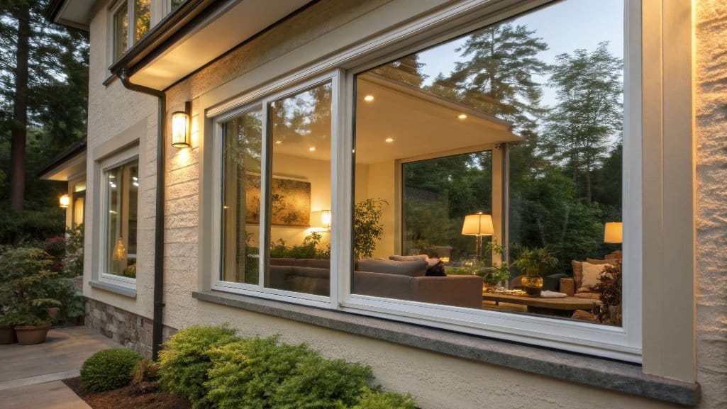 Energy-Efficient windows installed in a home, financed with a HELOC from People Driven Credit Union.