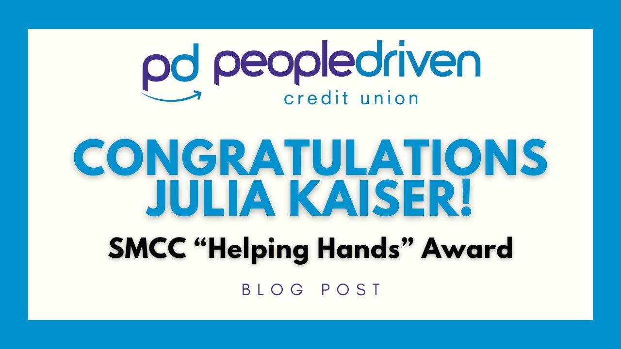 Graphic: PDCU Proud: Julia Kaiser Honored as “Team Member of the Year” at MCUL & MCUF Awards Gala 2025.