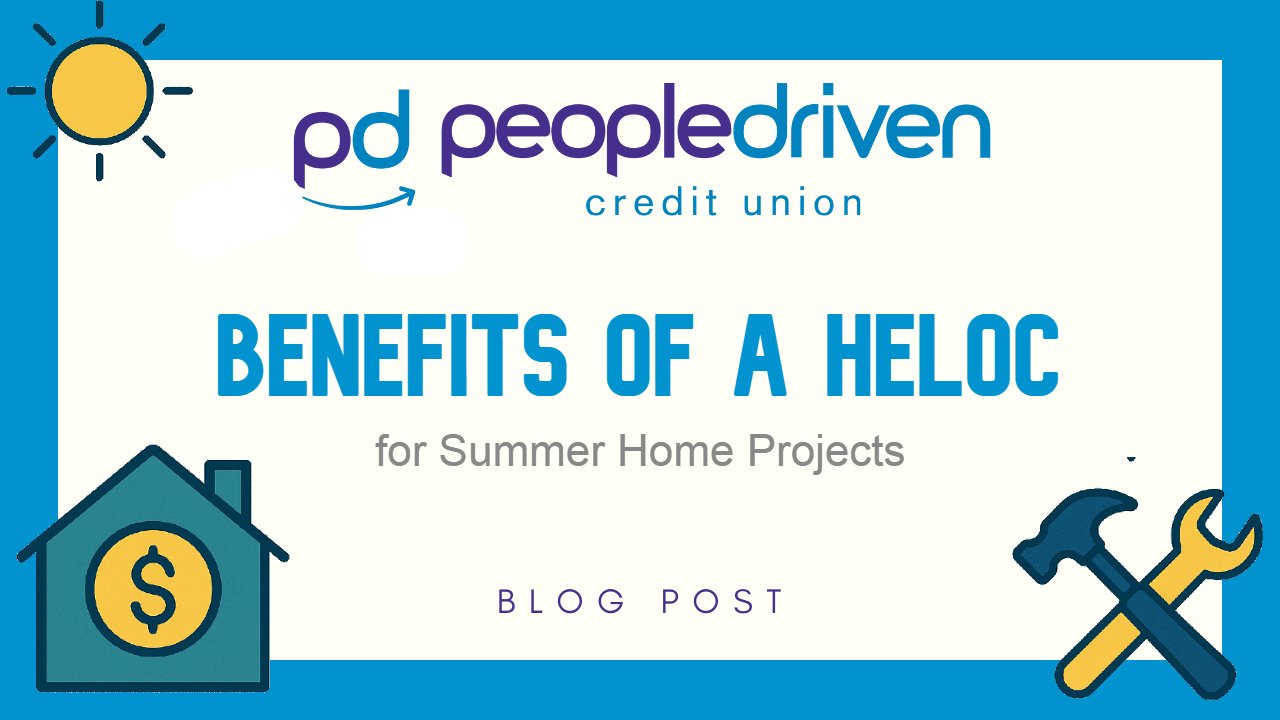 Graphic: The Benefits of a HELOC for Summer Home Projects.