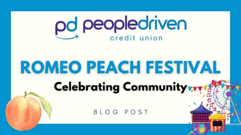 Graphic: Celebrating Community at the Romeo Peach Festival.