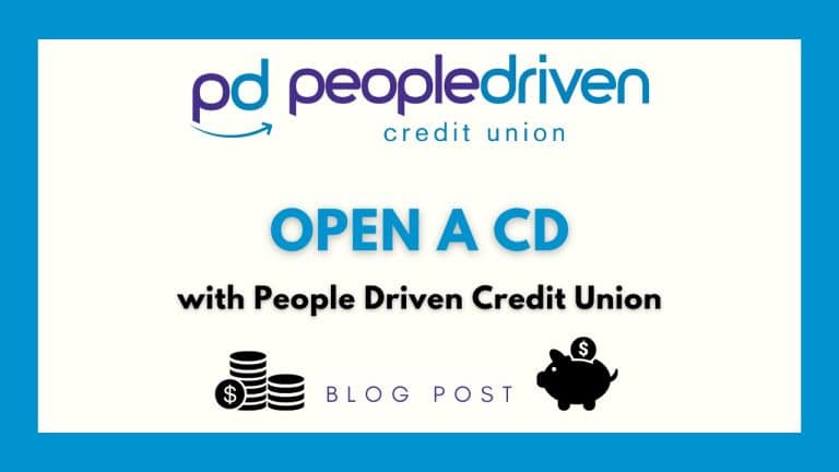 Graphic: Open a CD with People Driven Credit Union.