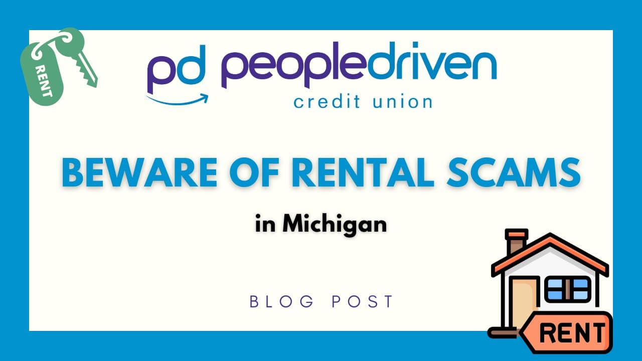Graphic: Beware of Rental Scams in Michigan.