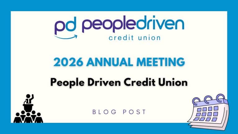 Graphic: 2026 People Driven Credit Union Annual Meeting.