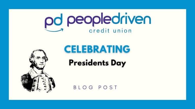 Graphic: Celebrating Presidents Day.