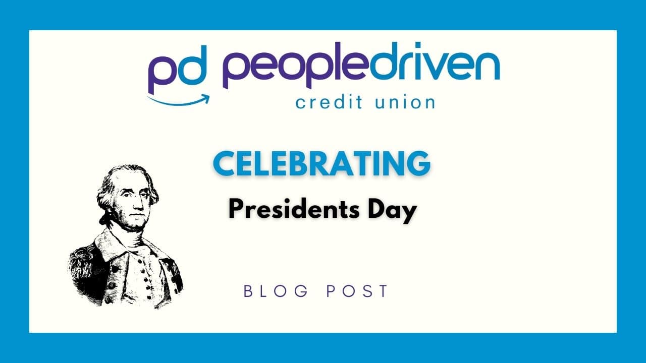 Graphic: Celebrating Presidents Day.