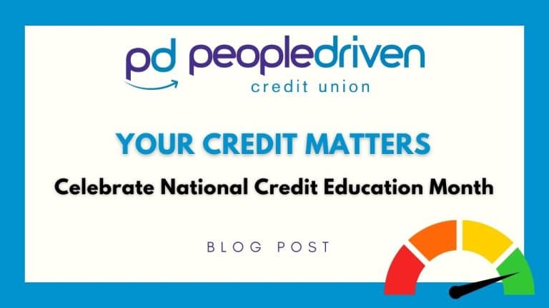 Graphic: Your Credit Matters: Celebrate National Credit Education Month with PDCU.