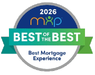 2026 MemberXP Best of the Best Award Winner badge, Best Mortgage Experience.
