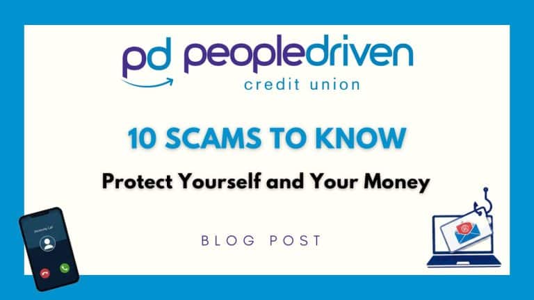 Graphic: 10 Scams to Watch for: Protect Yourself and Your Money.