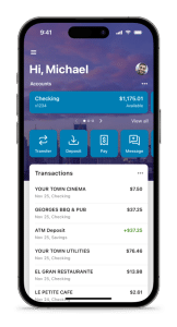 MyPDCU app dashboard screen on an iPhone.