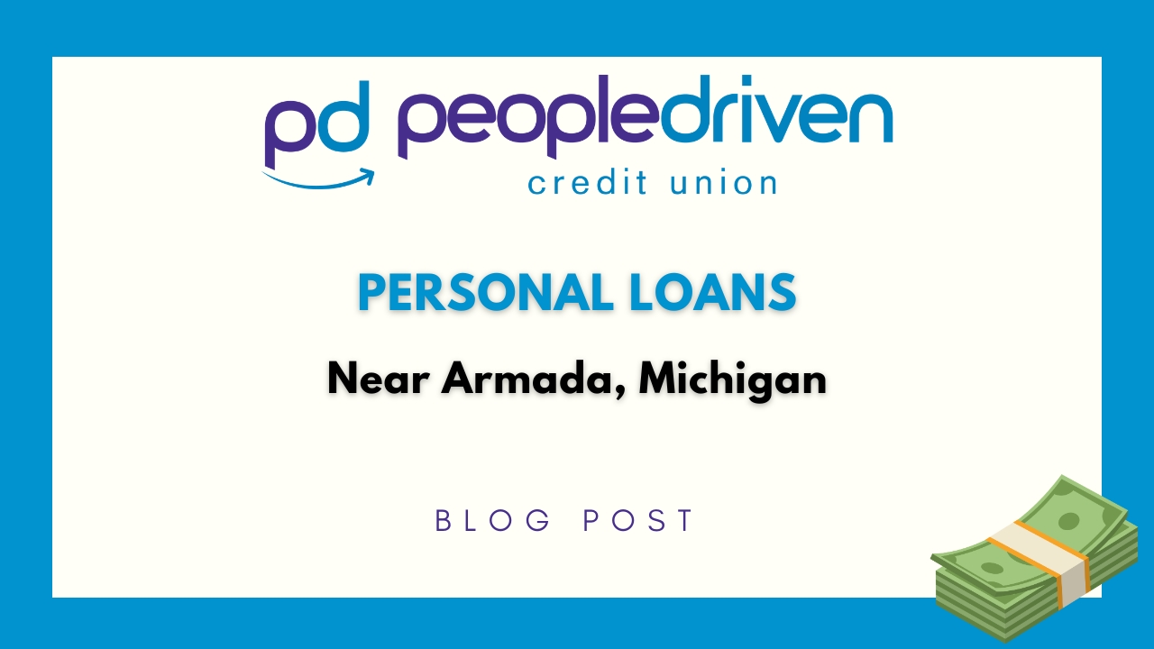 Graphic: Personal Loans Near Armada, Michigan.