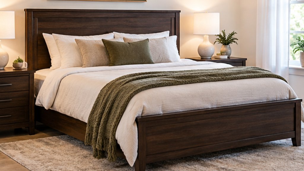 Bedroom furniture set illustrating furniture purchases and lease-to-own furniture options.