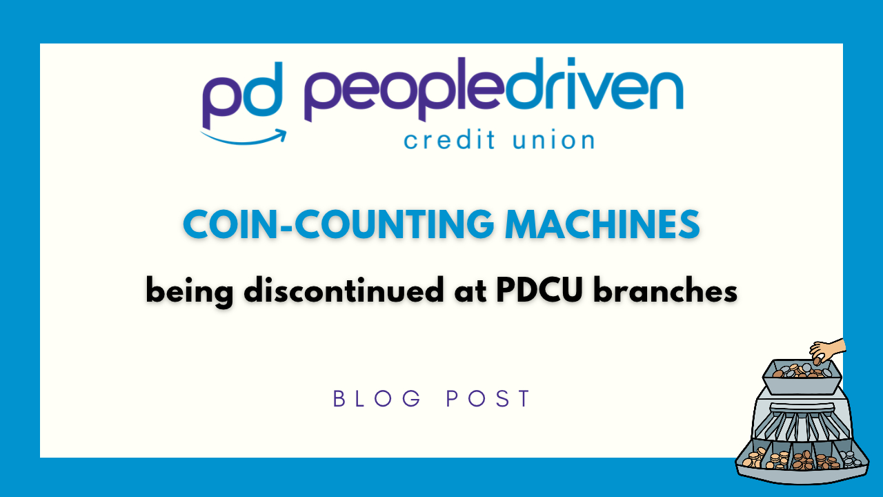 Graphic: Coin-counting machines being discontinued at PDCU branches.